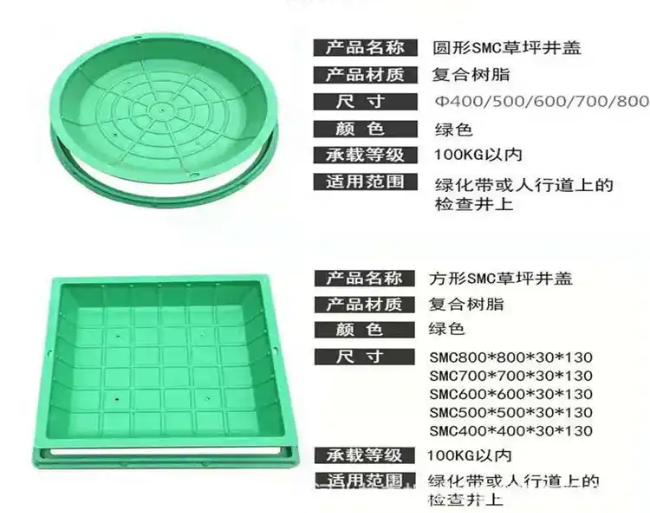 宣威树脂复合种植井盖展示